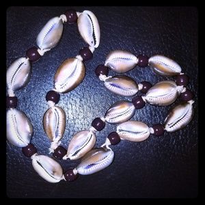 Tiger Cowrie shell Necklace 30'